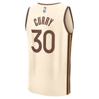 Stephen Curry Golden State Warriors  2025/26 City Edition Fast Break Jersey - Tan
