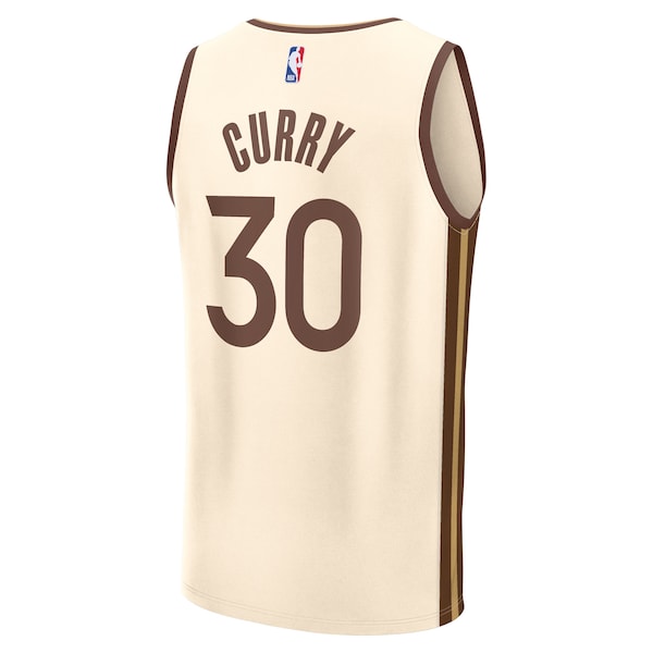 Stephen Curry Golden State Warriors  2025/26 City Edition Fast Break Jersey - Tan