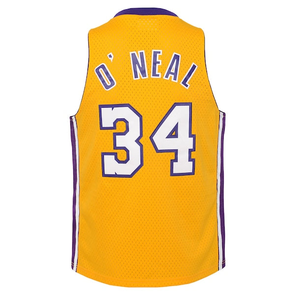 Shaquille O'Neal Los Angeles Lakers 1999/00 Hardwood Classics Swingman Jersey - Gold