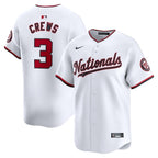 Dylan Crews Washington Nationals Nike Home Limited Player Jersey - White