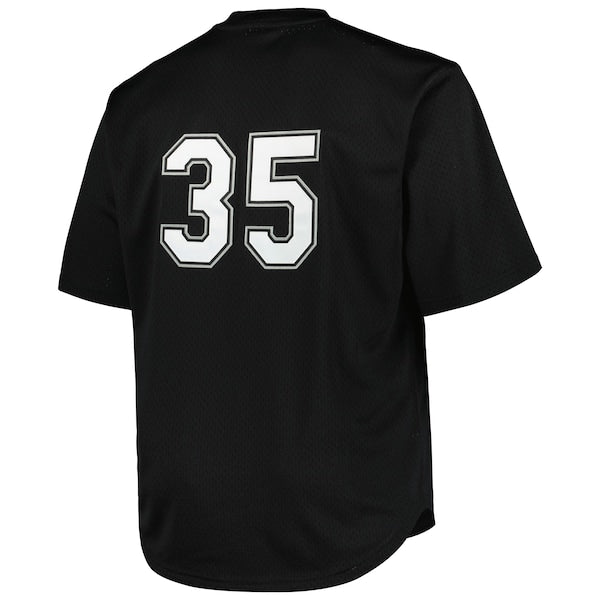 Frank Thomas Chicago White Sox Profile Big & Tall Cooperstown Collection Mesh Batting Practice Jersey - Black/Kelly Green