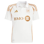 LAFC adidas Youth 2025 Secondary Replica Jersey - White