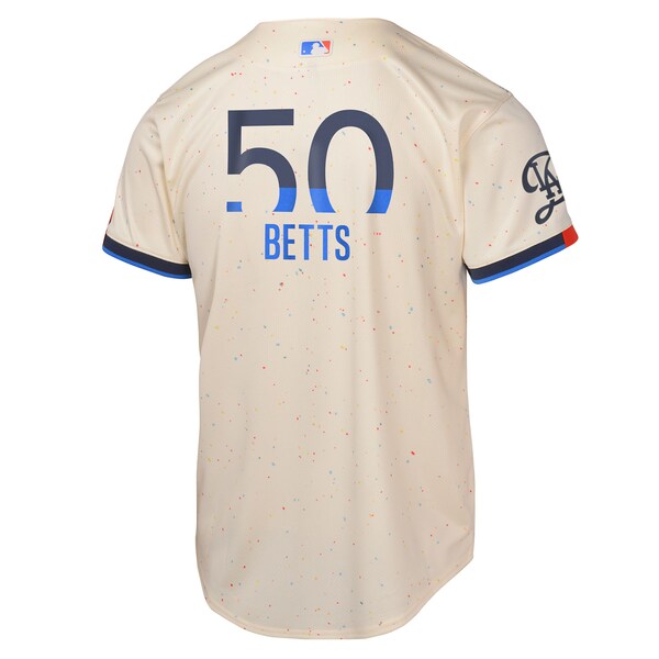 Mookie Betts Los Angeles Dodgers Nike Youth 2024 City Connect Limited Player Jersey - Cream