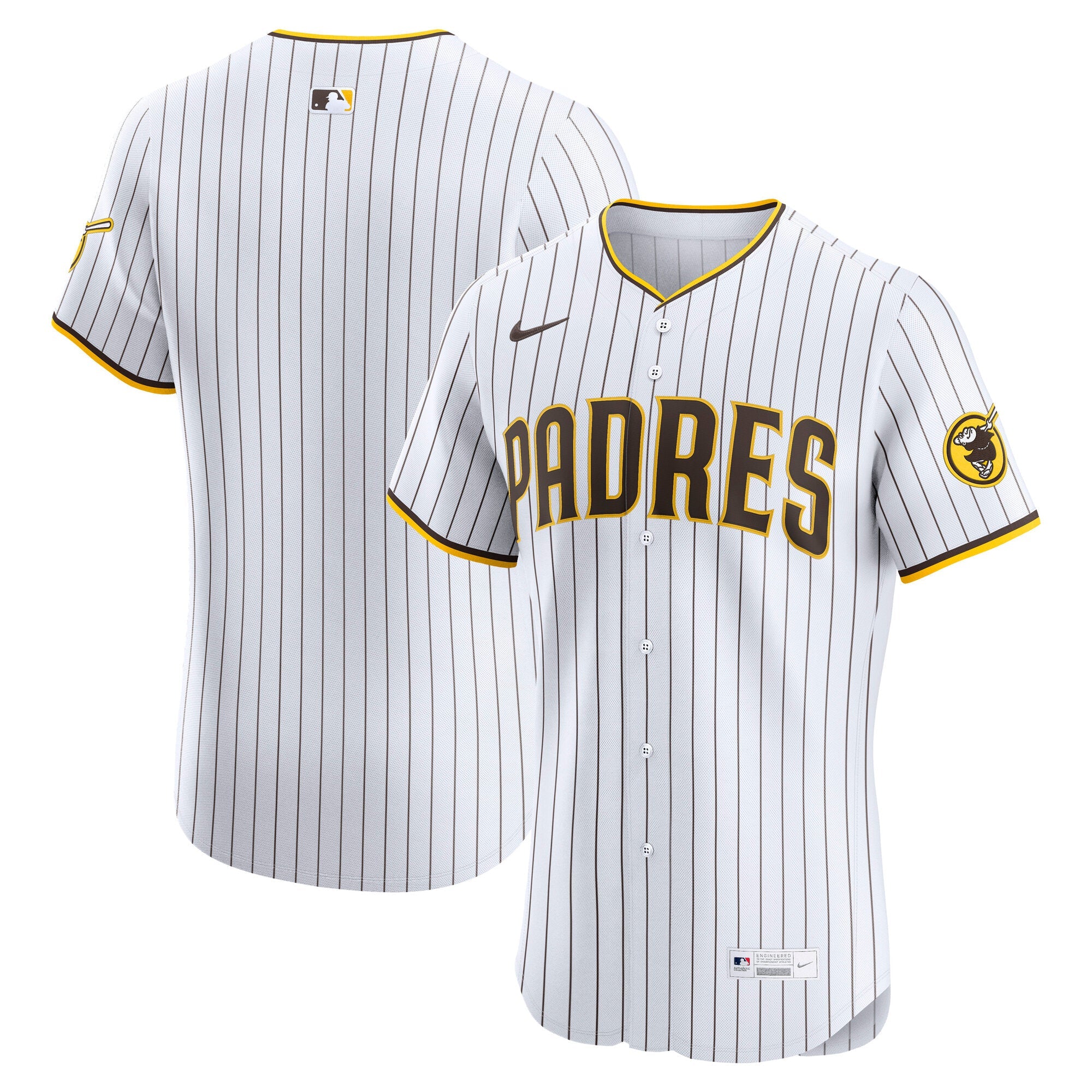San Diego Padres Nike Alternate Elite Jersey - Brown/Camo/White