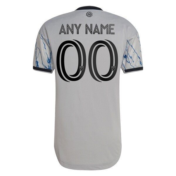 CF Montreal adidas 2024 Secondary Authentic Custom Jersey - Gray