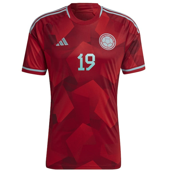 Rafael Borré Colombia National Team adidas 2022/23 Away Replica Player Jersey - Red