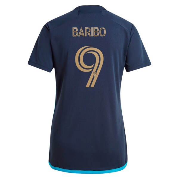 Tai Baribo Philadelphia Union adidas Women's 2024 The XV Kit Replica Player Jersey - Navy