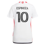 Cristian Espinoza San Jose Earthquakes adidas Women's 2024 The 50 Kit Replica Player Jersey - White