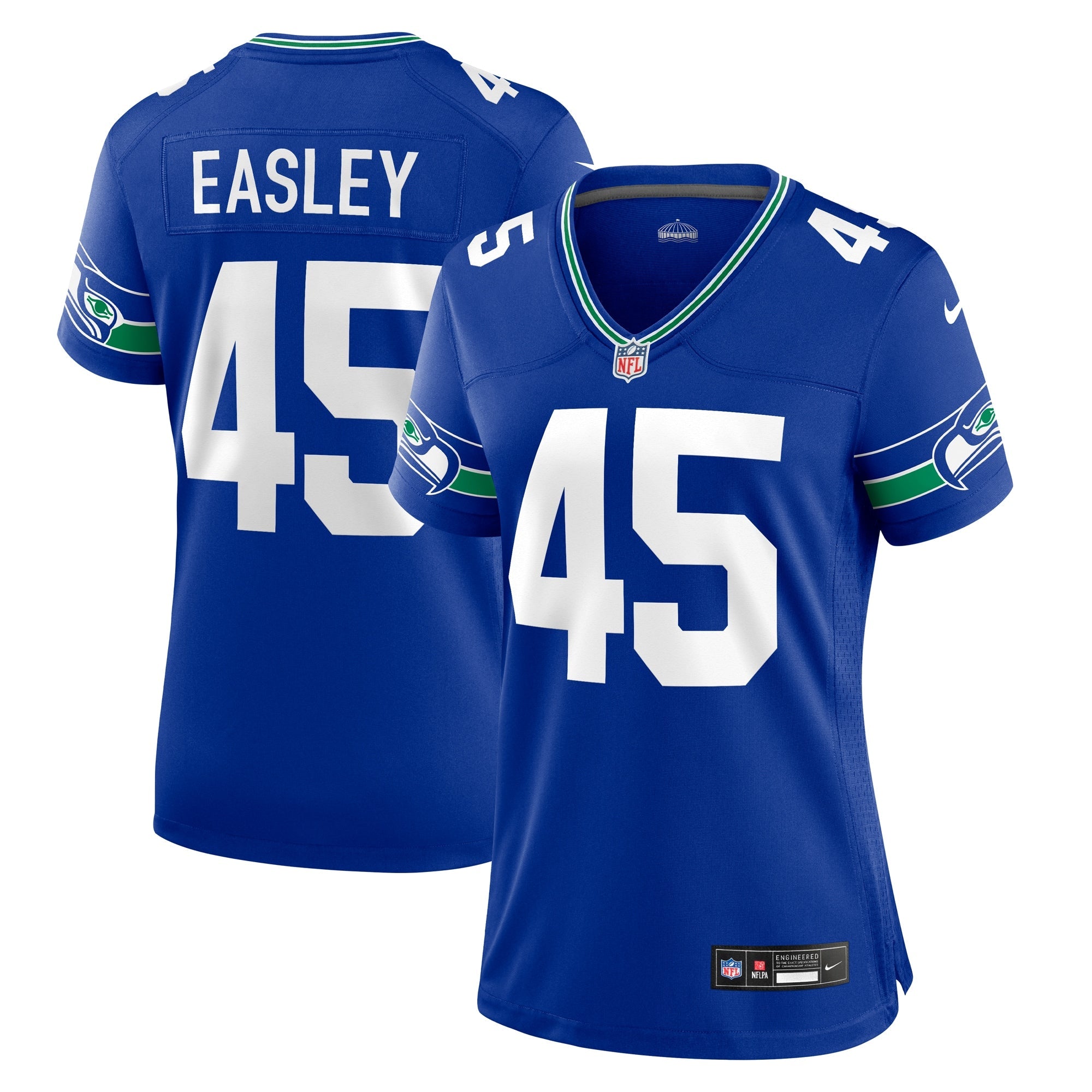 Kenny Easley Seattle Seahawks Nike Women's Game Retired Player Jersey - College Navy/Royal