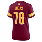 Cornelius Lucas Washington Commanders Nike Women's  Game Jersey -  Burgundy