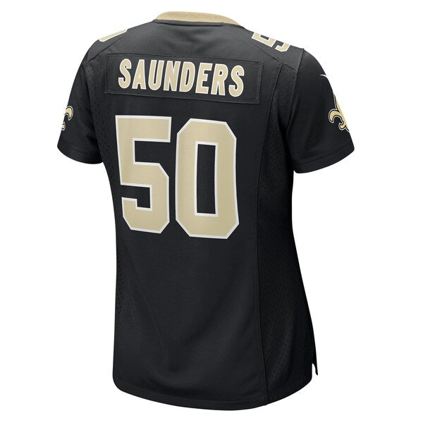 Khalen Saunders New Orleans Saints Nike Women's  Game Jersey -  Black