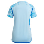 Spain National Team adidas Women's 2022/23 Away Replica Jersey - Blue