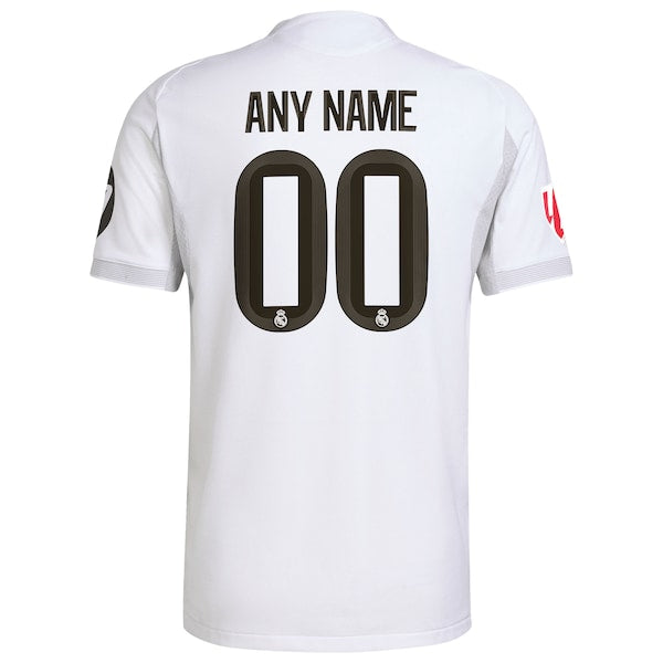 Los Merengues adidas 2025/26 Home Authentic Custom Jersey - White/Blue