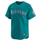 Seattle Mariners Nike Alternate Limited Jersey - Teal/White