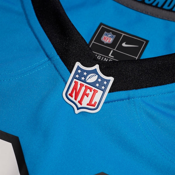 Chuba Hubbard Carolina Panthers Nike Alternate Game Jersey -  Blue/Black