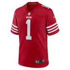 Number 1 Groom San Francisco 49ers Nike Game Jersey - Scarlet