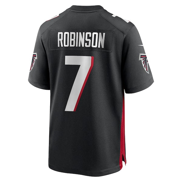 Bijan Robinson Atlanta Falcons Nike 2023 NFL Draft First Round Pick Game Jersey - Black/White