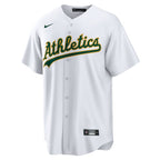 JD Davis Oakland Athletics Nike Home Replica Jersey - White/Kelly Green