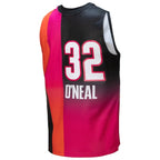 Shaquille O'Neal Miami Heat 2005/06 Hardwood Classics Fadeaway Swingman Player Jersey - Pink/Black