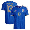 Riccardo Calafiori Italy National Team adidas 2026 Home Authentic Jersey - Blue