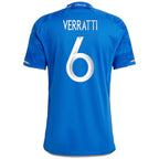 Marco Verratti Italy National Team adidas 2023 Home Replica Jersey - Blue