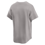 New York Yankees Nike Throwback Cooperstown Collection Limited Jersey - Gray