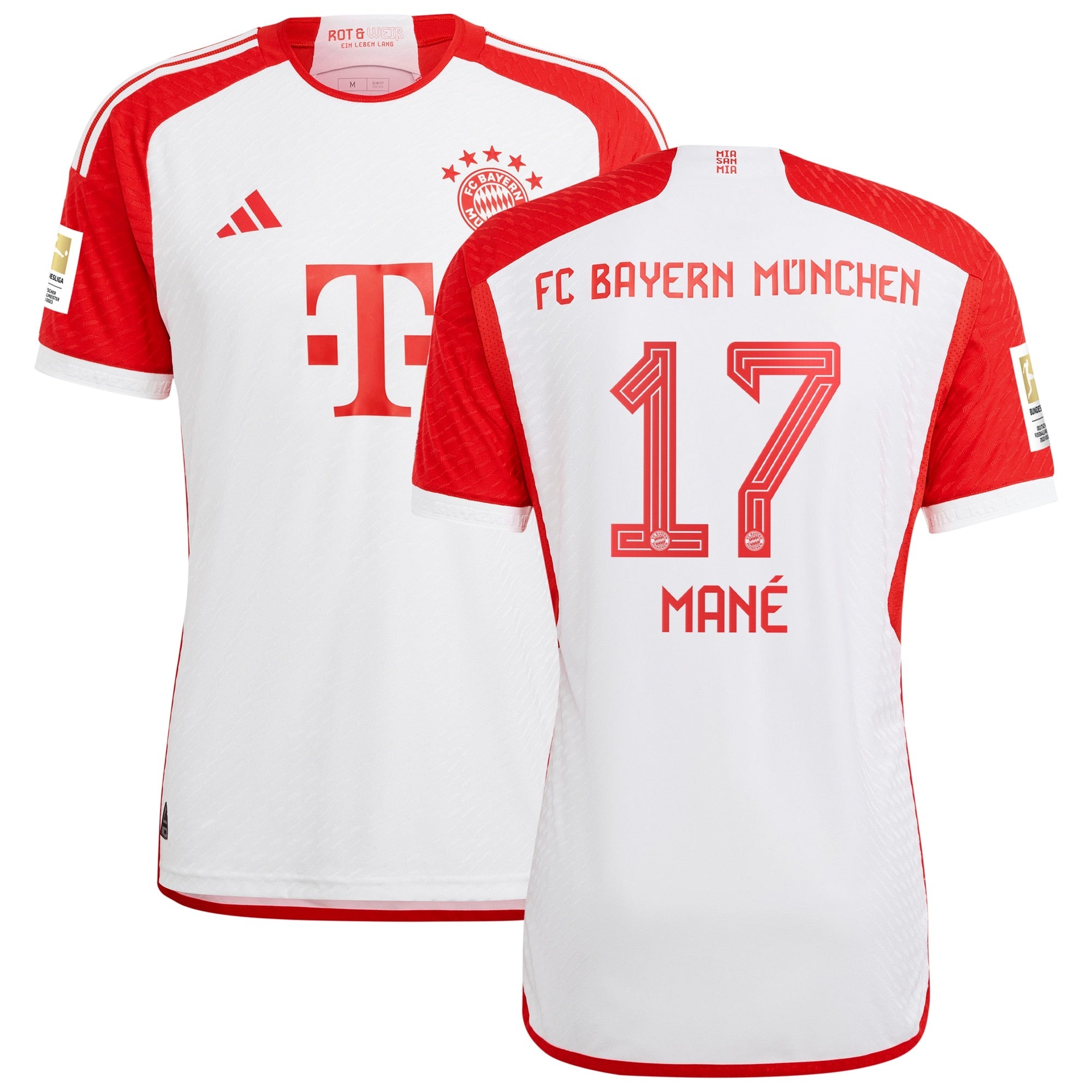 Sadio Mané Bayern Munich adidas 2023/24 Away Authentic Player Jersey - Black/White