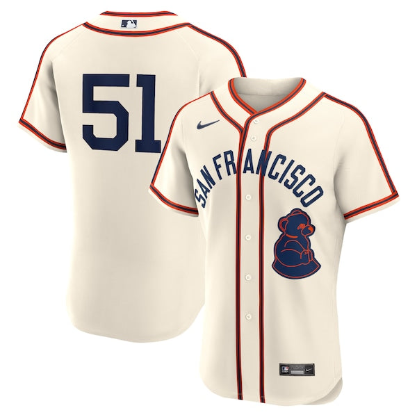 Jung Hoo Lee San Francisco Giants Nike 2024 Rickwood Classic Authentic Player Jersey - Cream