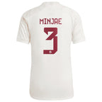 Kim Min-jae Bayern Munich adidas 2023/24 Third Replica Jersey - White
