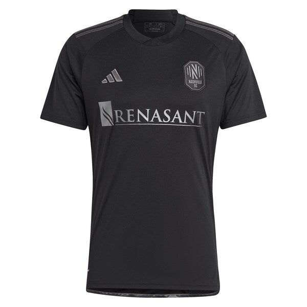 Anibal Godoy Nashville SC adidas 2024 Man In Black Kit Replica Player Jersey - Black
