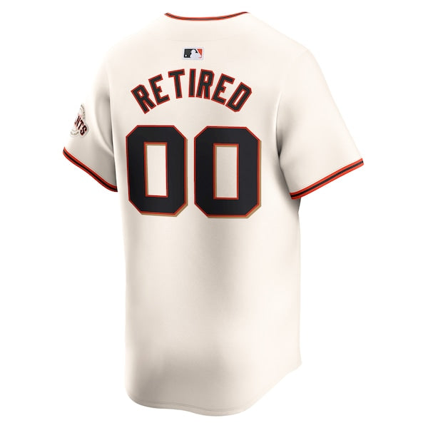 San Francisco Giants Nike Home Limited Pick-A-Player Retired Roster Jersey - Cream