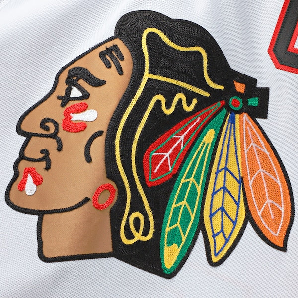 Connor Bedard Chicago Blackhawks  Away Premium Jersey - White/Red