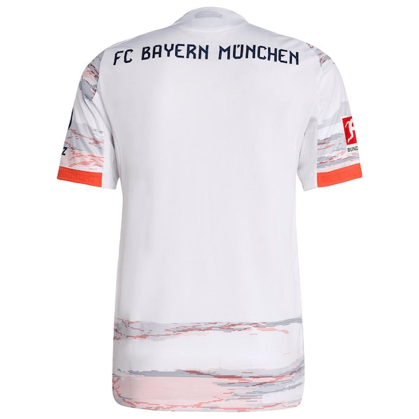 Bayern Munich adidas 2025/26 Away Authentic Jersey - White/Red
