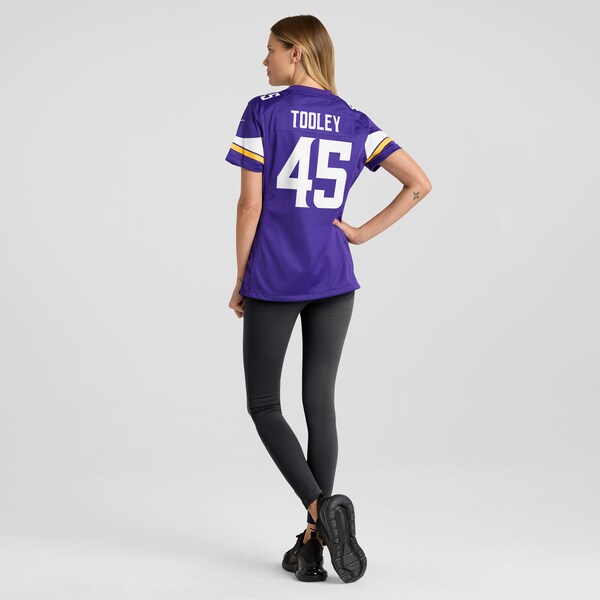 Max Tooley Minnesota Vikings Nike Women's Team Game Jersey -  Purple