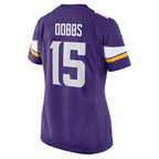 Joshua Dobbs Minnesota Vikings Nike Women's  Game Jersey -  Purple