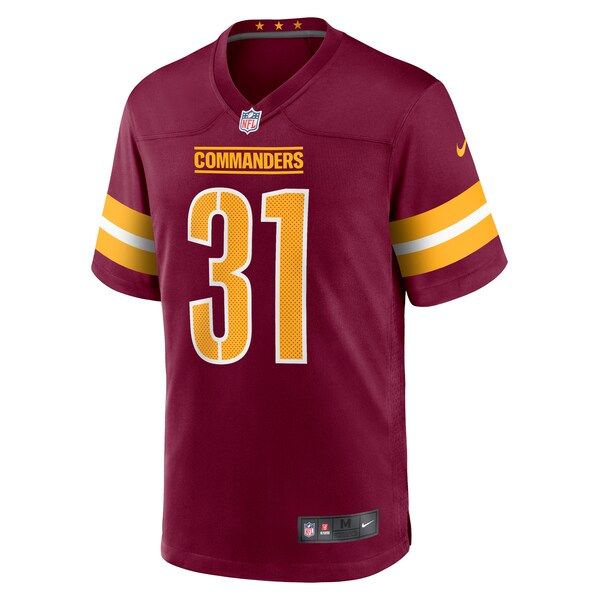 Kamren Curl Washington Commanders Nike Game Jersey - Burgundy/Black/White
