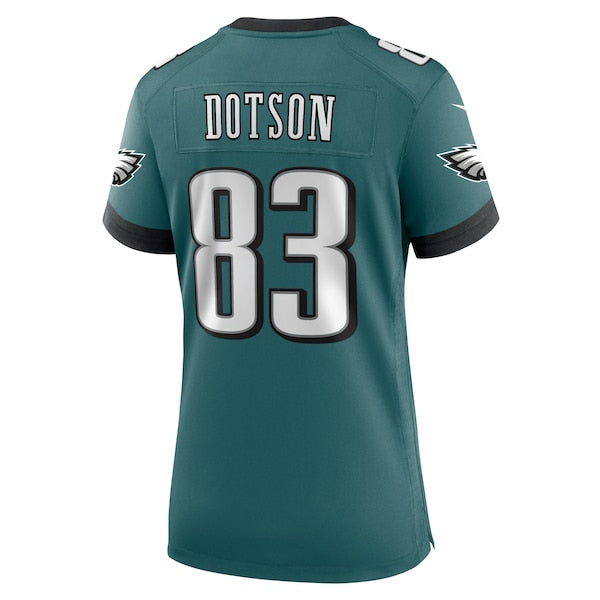 Jahan Dotson Philadelphia Eagles Nike Women's Team Game Jersey - Midnight Green