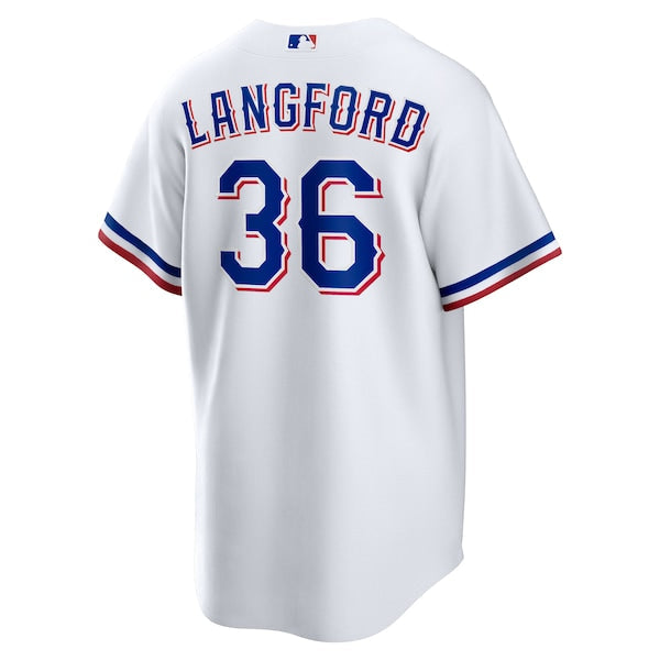 Wyatt Langford Texas Rangers Nike  Youth Home Replica Jersey - White
