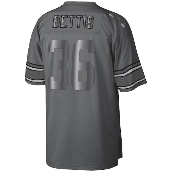 Jerome Bettis Pittsburgh Steelers 1996 Retired Player Metal Legacy Jersey - Charcoal