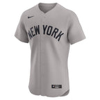 New York Yankees Nike Road 2024 Jackie Robinson Day Elite Jersey - Gray