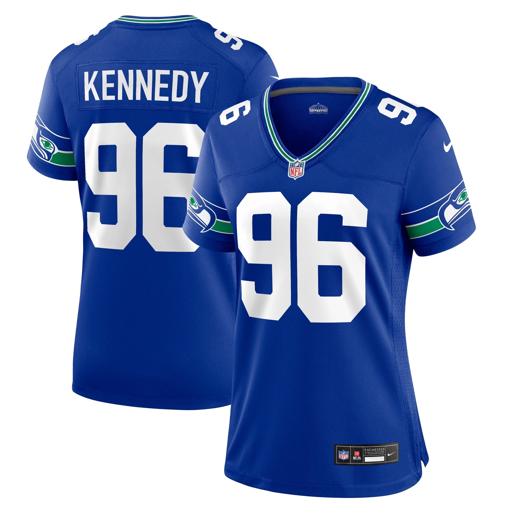 Cortez Kennedy Seattle Seahawks Nike Women's Game Retired Player Jersey - College Navy/Royal