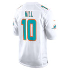 Tyreek Hill Miami Dolphins Nike Game Jersey - White/Aqua