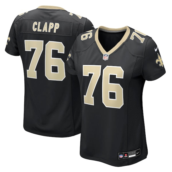 Will Clapp New Orleans Saints Nike Women's Team Game Jersey -  Black