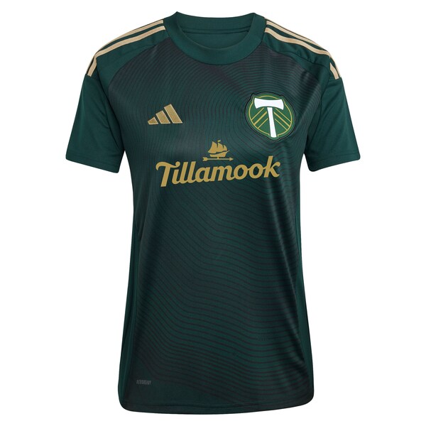 Portland Timbers adidas Women's 2025 Forever Green & Gold Replica Jersey - Green