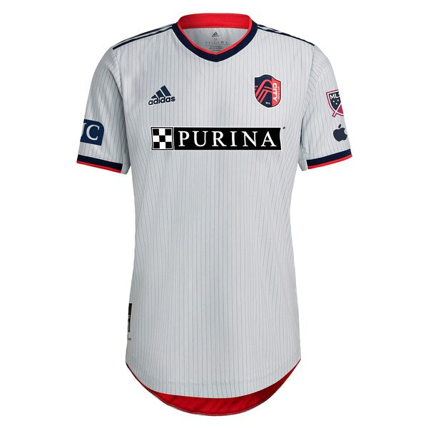 Eduard Löwen St. Louis City SC adidas 2024 The Spirit Kit Authentic Jersey - Gray