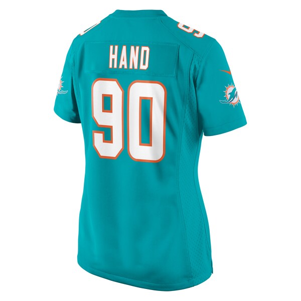 Da'Shawn Hand Miami Dolphins Nike Women's  Game Jersey -  Aqua