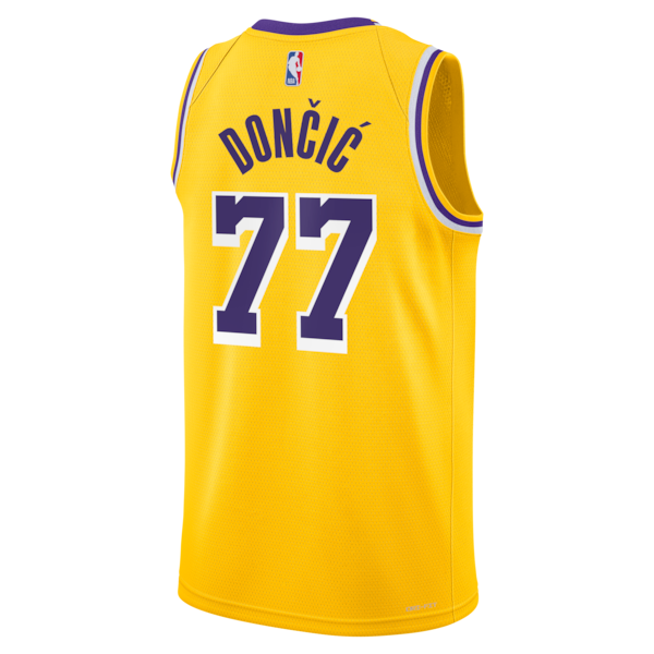 Luka Dončić Los Angeles Lakers Nike Youth Swingman Jersey - Icon Edition - Gold
