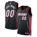 Miami Heat Nike Unisex Swingman Custom Jersey Black - Icon Edition
