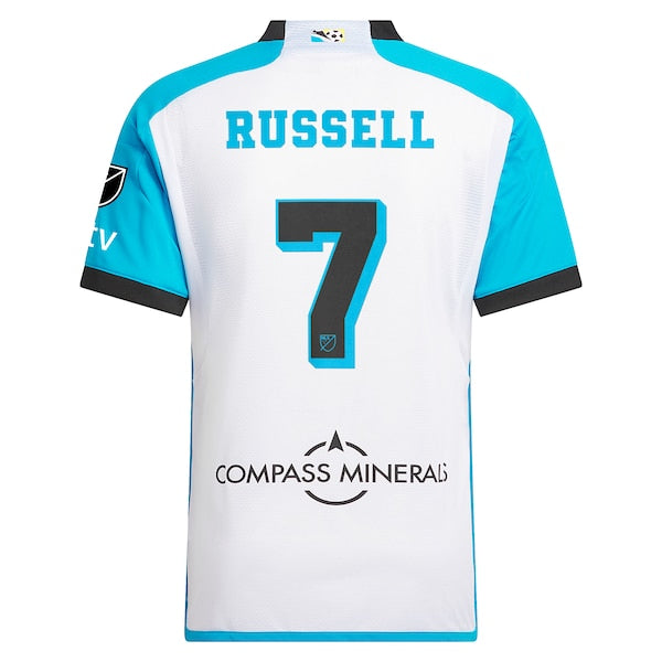Johnny Russell Sporting Kansas City adidas 2024 Archive Authentic Jersey - White