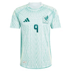 Raul Jimenez Mexico National Team adidas 2024 Away Authentic Player Jersey - Green/Burgundy